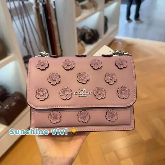 Coach Mini Klare Crossbody ミニ クレア 花柄 CAK00 COACH® Outlet | Mini Klare Crossbody Bag With Floral Applique
